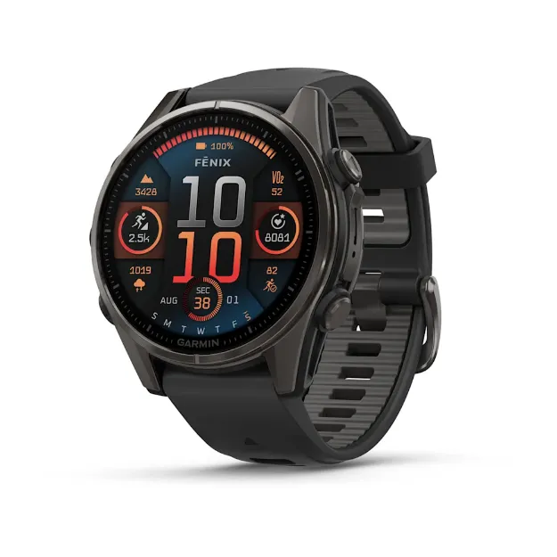 PAMETNI SAT GARMIN FENIX 8 - 43 mm, AMOLED, Titanij tamnosivi