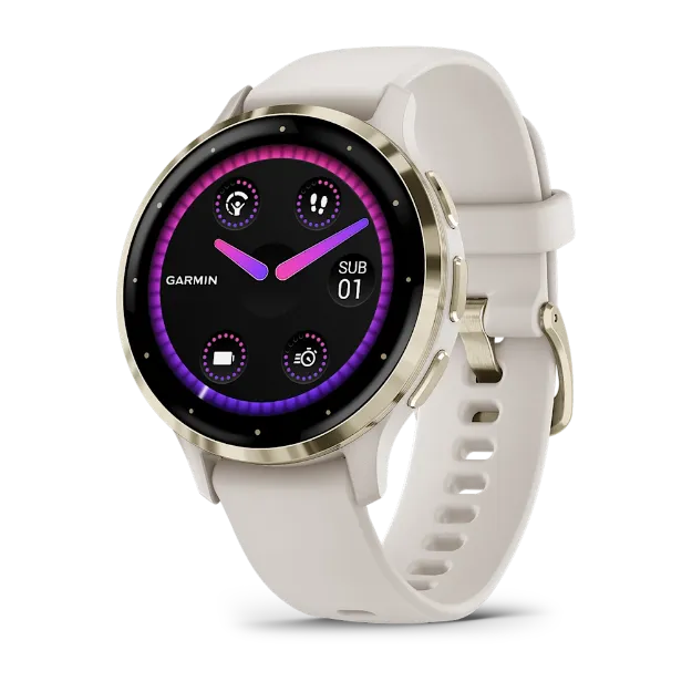PAMETNI SAT GARMIN Venu 3S - Ivory Soft Gold  