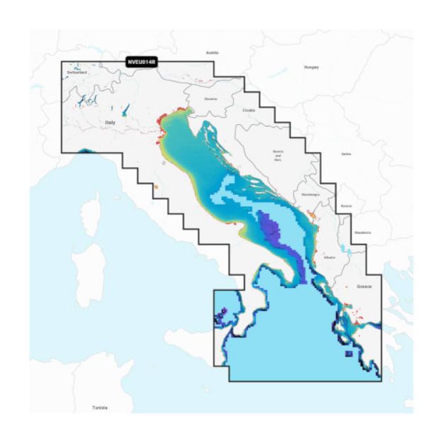 NAUTIČKA KARTA GARMIN - JADRANSKO MORE, ITALIJA