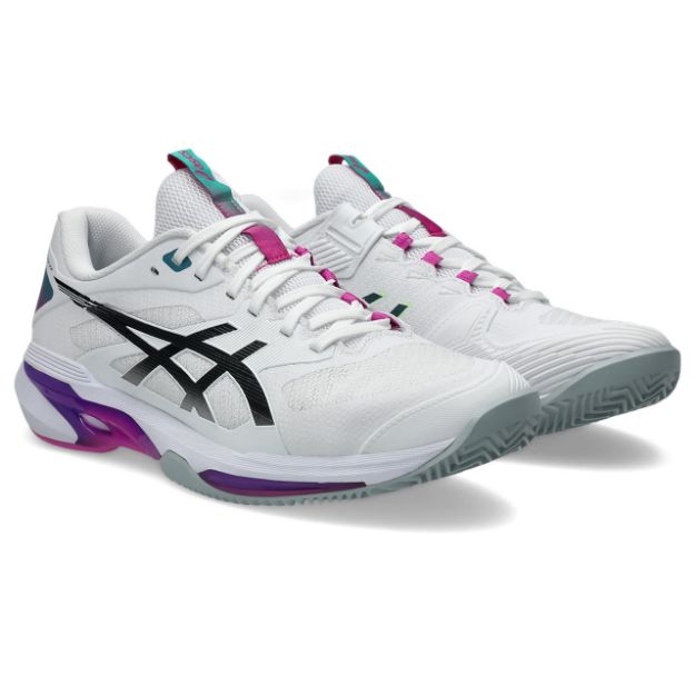ASICS SOLUTION SPEED FF 4 CLAY - White/Digital Sakura