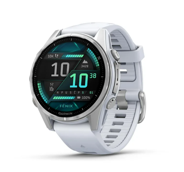 PAMETNI SAT GARMIN FENIX 8 - 43 mm, AMOLED, Srebrni